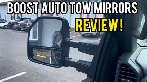 F150 Boost Auto Tow Mirrors Review And Update Youtube