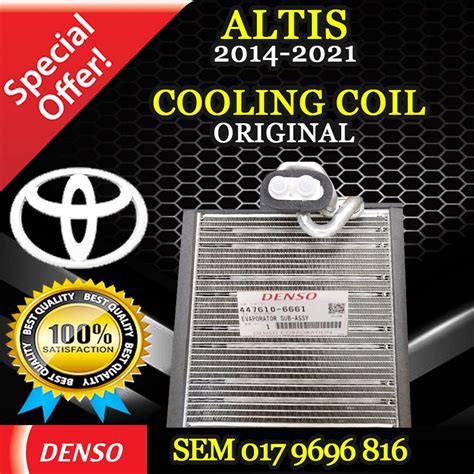 TOYOTA ALTIS 2014 2021 YEAR ORIGINAL DENSO ND COOLING COIL EVAPORATOR