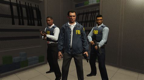 Improved Face Models For Fib Agent Ped Gta Mods