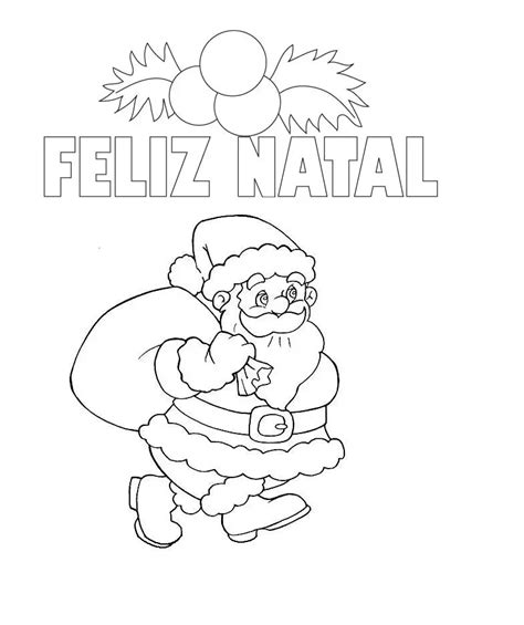 Desenhos De Feliz Natal Para Colorir