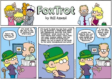 Foxtrot By Bill Amend For March 17 2002 Foxtrot