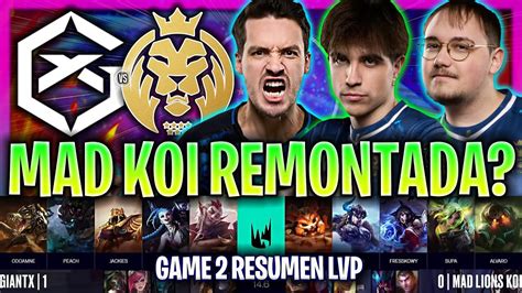 Har Mad Lions Koi La Remontada Pica Gx Vs Mdk Game Resumen