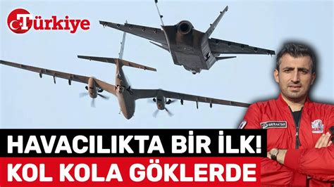 Akıncı TİHA ve Bayraktar Kızılelmadan Havacılıkta Bir İlk Kol Kola