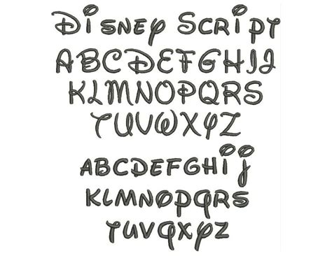 Free Printable Disney Font Stencils | Rossy Printable