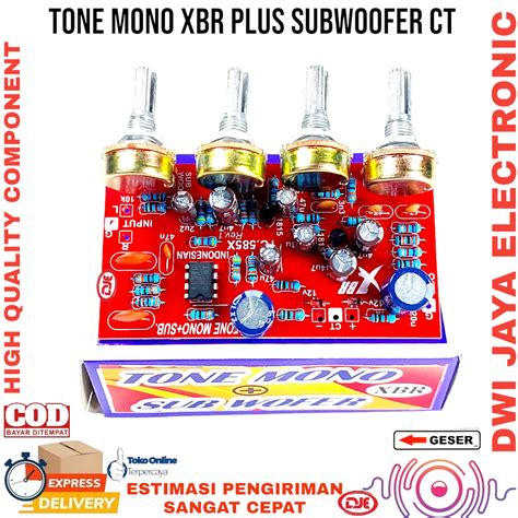 Jual Kit Tone Control Mono Subwoofer Xbr Full Millar Shopee Indonesia