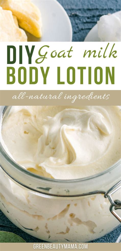 Diy Body Lotion Homemade Goat Milk Lotion Recipe For Dry Skin In 2024