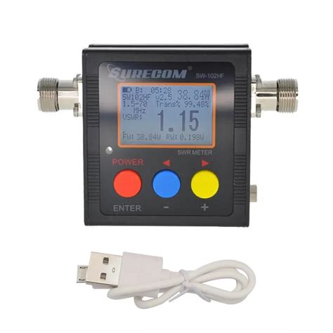 Surecom SW 28HF 1 5 60MHz 120W Highly Accurate RF Meter Mini V S W R