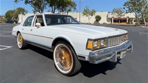 1979 Caprice Classic Box Chevy On Gold Zeniths And Vogues YouTube