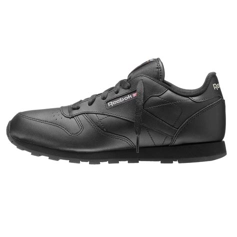 Buty Damskie Sk Rzane Reebok Classic Leather Gs Czarne Basketo Pl