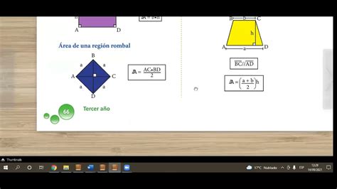 Áreas de Regiones Cuadrangulares 3 secundaria YouTube