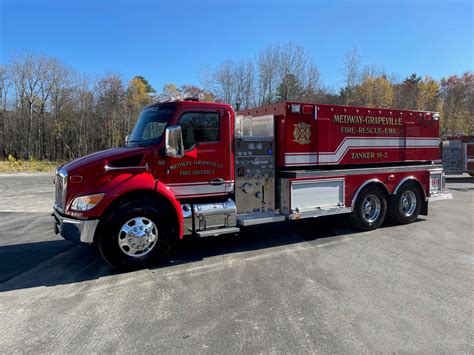 Medway Grapeville Fire District Fouts Bros Kenworth T 480 Tanker