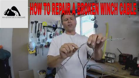 How To Repair A Winch Cable Youtube