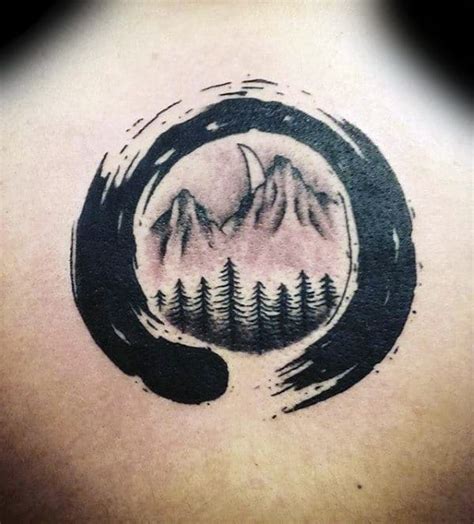 61 Enso Tattoo Designs for Men