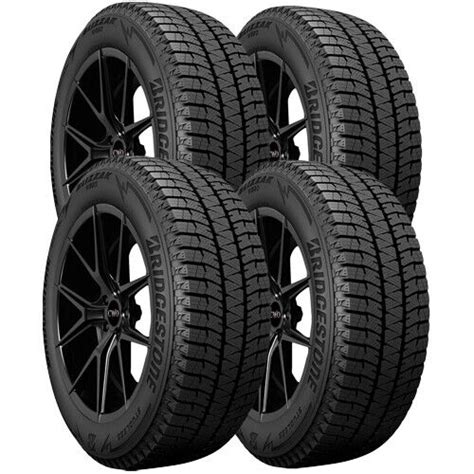 Qty 4 19560r16 Bridgestone Blizzak Ws90 89h Sl Black Wall Tires