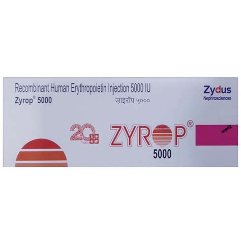 Zyrop 5000 Injection Price Uses Side Effects Composition Apollo