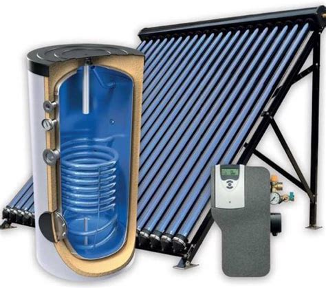 Zonnecollector Boiler Set Voor Warm Tapwater Groene Hoed Duurzaam