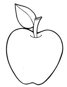 Apple Pictures To Colour Clip Art Library