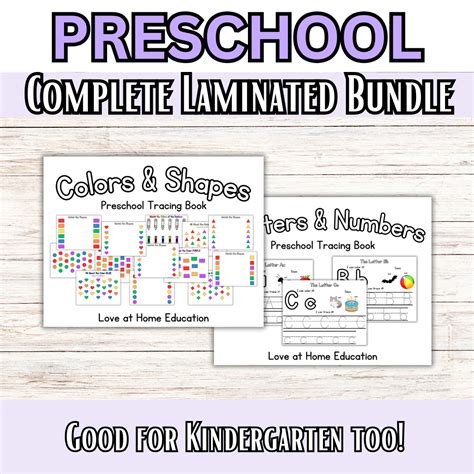 Preschool & Kindergarten Curriculum Collection - Love at Home Education