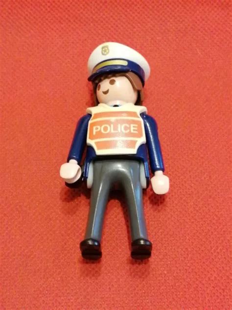 Playmobil Personnage Policier Commissariat Police Eur