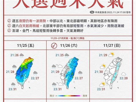 1張圖看懂大選週末天氣！ 入冬來最強冷空氣時間點曝光 Yahoo奇摩汽車機車