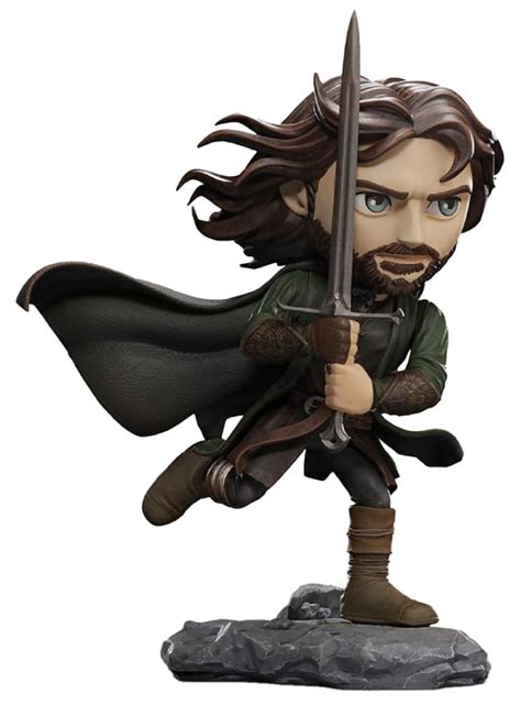 Figurina Statueta Iron Studios And Minico Lord Of The Rings Aragorn 17cm