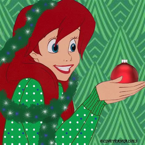 Ariel Christmas | Disney merry christmas, Mermaid coloring pages ...