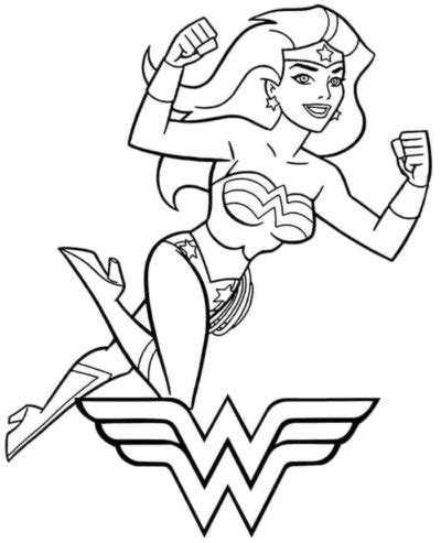 Kolorowanki Wonder Woman Darmowych Kolorowanek Do Wydruku