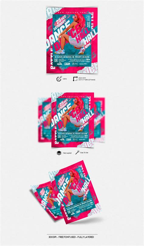 Dancehall Free Flyer Psd Template On Behance