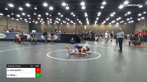 100 Lbs Quarterfinal Alexus Shaneyfelt Team Ohio Vs Kailey Rees Team Georgia Youtube