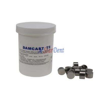 High Quality Dental Damcast Ts Partial Denture Alloy Nickel Cobalt With