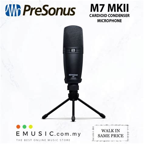 PreSonus M7 MKII Cardioid Condenser Microphone Lazada