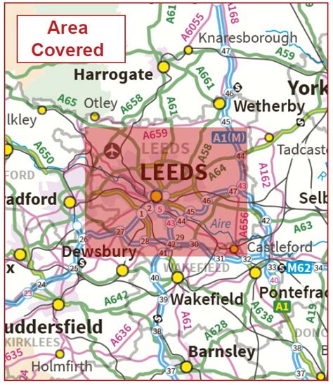 Postcode City Sector Map - Leeds - Digital Download – ukmaps.co.uk