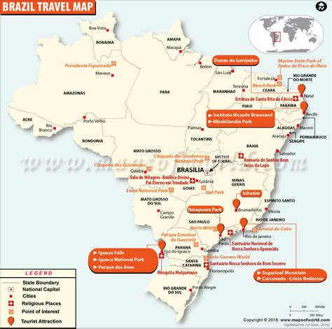 Brazil Travel Information Travel Map Getting In Airports