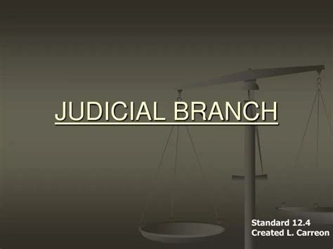 Ppt Judicial Branch Powerpoint Presentation Free Download Id 3074913