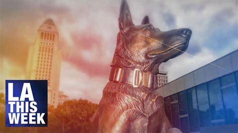 Los Angeles Police Department K 9 Monument Youtube