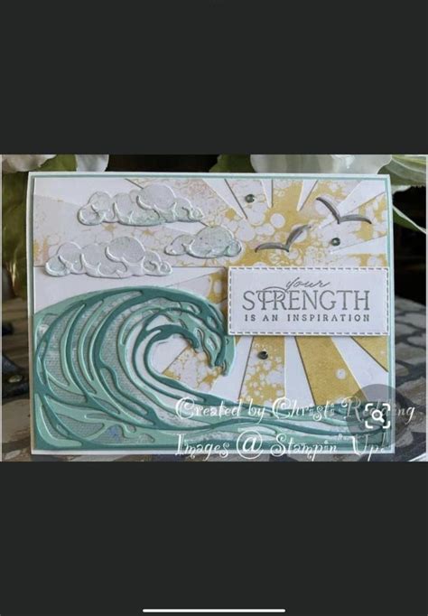 Pin By Jenny Kercher On Stampin Up Waves Of Ocean Cardmaking Card