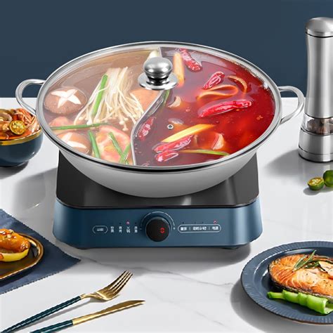 Amazon Stainless Steel Hot Pot W Glass Lid Shabu Shabu Pot W