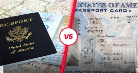 What Is The Difference Between A Passport Book And A Passport Card