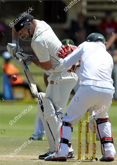 New Zealands Batsman Bj Watling Left Editorial Stock Photo Stock