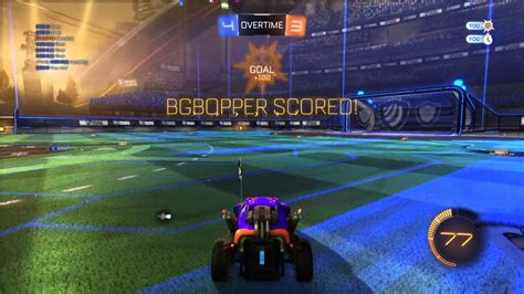 Rocket League Overtime Goal YouTube