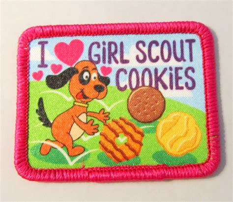 Girl Scout Fun Patch I Love Girl Scout Cookies