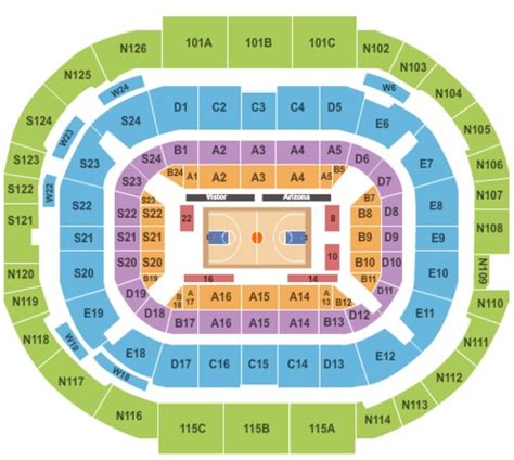 Mckale Center Seating Map