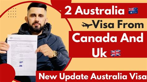 2 Australia 🇦🇺 Visitor Visa Subclass 600 Approved From Canada 🇨🇦 And 🇬🇧