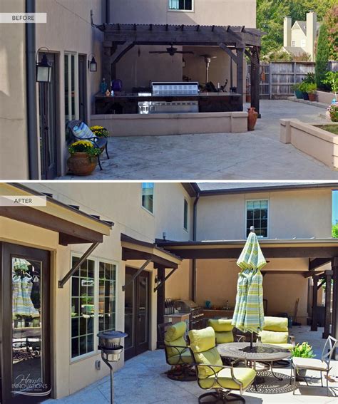 Patio - Before & After | Outdoor living, Outdoor, Outdoor living space