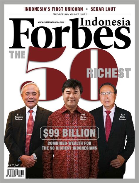 Forbes Reveals Indonesias 50 Richest People In 2017 Indonesia Expat