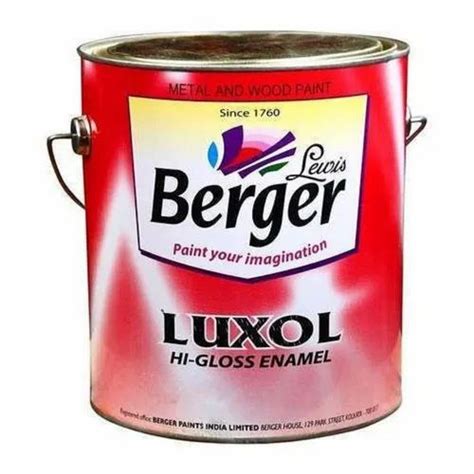 Litre Berger Luxol High Gloss Enamel Paint At Litre Berger