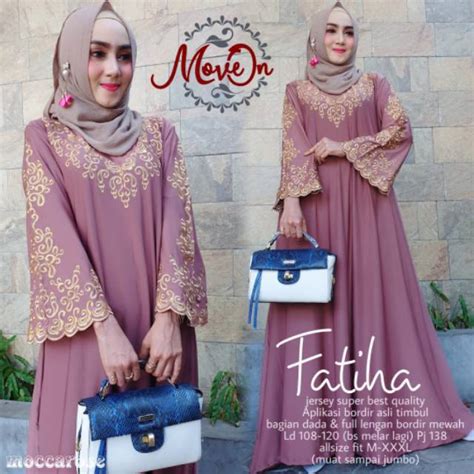 Tf Collection Fatiha Embroidery Maxy Womens Clothing Robe Shari Muslim