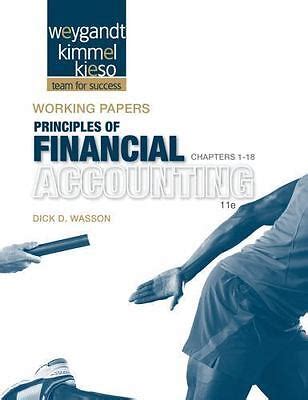 Principles Of Financial Accounting Chapters 1 18 9781118342220 EBay