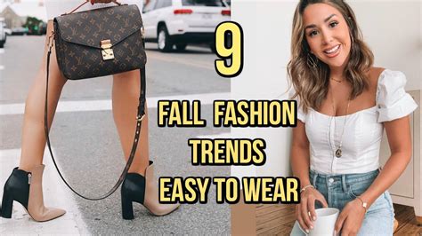 9 Fall Fashion Trends That Are Easy To Wear In 2019 Youtube