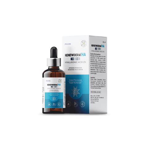 Renewderm Ha Serum Hyaluronic Acid Intense Hydration Boosting Face Serum Instant Plumpness